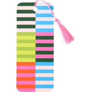 image:imageCR Gibson CBMC25504 N Squared Colorblock Leatherette Corner Bookmark Set 2 x 2 Multicolor 4 PiecesBold Stripe