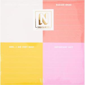 image:imageCR Gibson CM2525500 N Squared Things Ill Forget Jumbo Notepad with 150 Sheets 8 x 8 MulticolorColorblock