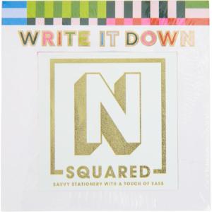 image:imageCR Gibson CM3225500 N Squared Colorblock Mini Notepad with 50 Sheets 3 x 3 MulticolorWrite it Down