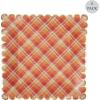 image:imageCR Gibson Harvest Plaid Disposable Thanksgiving Paper Dinner Plates for Parties 8Count 105 Square