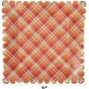 image:imageCR Gibson Harvest Plaid Disposable Thanksgiving Paper Dinner Plates for Parties 8Count 105 Square