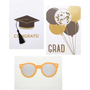 image:imageCR Gibson Handmade Graduation Cards Assorted 3pc 5 x 7Graduation