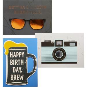 image:imageCR Gibson Handmade Graduation Cards Assorted 3pc 5 x 7Masculine Birthday