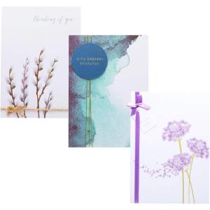 image:imageCR Gibson Handmade Graduation Cards Assorted 3pc 5 x 7Sympathy