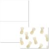 image:imageCR Gibson CM623430 Gold Pineapple Boxed Thank You Cards with Envelopes 10 Cards