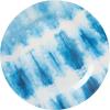 image:imageCR Gibson QAPS224471 Americana Tie Dye Reusable Melamine Plate Set 9 Diameter Blue 4pcs