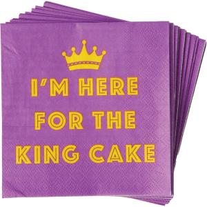 image:imageCR Gibson Mardi Gras Beverae Napkin 20 Count TW425386