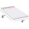 image:imageCR Gibson CM3325650 Signature N Squared Big Ideas Large Notepad with 80 Sheets 4 x 8 MulticolorBig Ideas