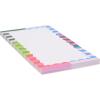 image:imageCR Gibson CM3325650 Signature N Squared Big Ideas Large Notepad with 80 Sheets 4 x 8 MulticolorStriped