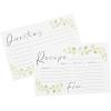 image:imageCR Gibson Q1624814 Wedding Shower Recipe Cards and Invite Enclosure Cards 40pcs WhiteStandard