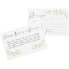 image:imageCR Gibson Q1624814 Wedding Shower Recipe Cards and Invite Enclosure Cards 40pcs WhiteStandard