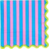 image:imageCR Gibson TW425648 Bold Stripe Disposable Paper Cocktail Napkins 5 x 5 Multicolor 20 PiecesBold Stripe