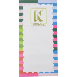 image:imageCR Gibson CM3325650 Signature N Squared Big Ideas Large Notepad with 80 Sheets 4 x 8 MulticolorStriped