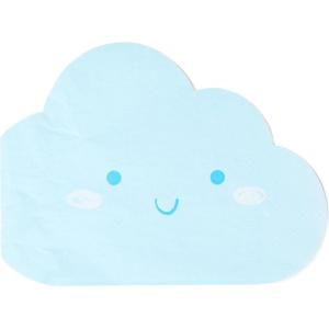 image:imageCR Gibson TW725648 Bold Stripe Die Cut Disposable Paper Lunch Napkins 6 x 6 Multicolor 20 PiecesLittle Cloud