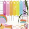 image:imageC R Gibson AWMB25360 Kailo Chic Acrylic Dry Erase Wall Memo Board 185 W x 12 H Multicolor