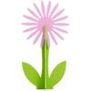 image:imageC R Gibson Kailo Chic Acrylic Flower Home Decorations Sizes Vary Pink and Coral 3 PiecesBlue  Lavender  Teal