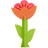 image:imageC R Gibson Kailo Chic Acrylic Flower Home Decorations Sizes Vary Pink and Coral 3 PiecesPink  Coral