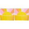 image:imageCR Gibson TW825063 Kailo Chic Sunny Days Disposable Paper Guest Towels and Dinner Napkins 8 x 425 Multicolor 16pcsSunny Days