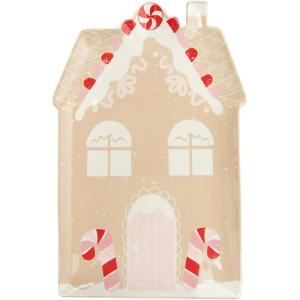 image:imageKailo Chic Gingerbread House Tray Ceramic Stoneware CPT25551
