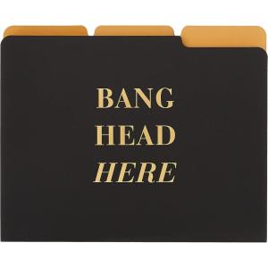 image:imageCR Gibson Cute Pastel and Gold Foiled Professional File Folders 9pc 115 W by 95 H