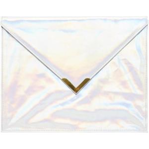image:imageCR Gibson Iridescent Faux Leather Document Folder with Gold Magnetic Closure Office Supplies 125 W x 95 H