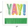 image:imageCR Gibson Yay Holographic Foil Beverage 3Ply Napkins 20Count 5