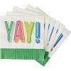 image:imageCR Gibson Yay Holographic Foil Beverage 3Ply Napkins 20Count 5