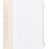 image:imageCR Gibson A1 Address Book Refill with 55 Sheets and 13 Dividers 525 x 65 Z211R