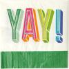 image:imageCR Gibson Yay Holographic Foil Beverage 3Ply Napkins 20Count 5