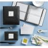 image:imageCR Gibson Black Bonded Leather 3 Ring Recipe Book With Tabbed Dividers and Sheet Protectors 894 x 938