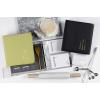 image:imageCR Gibson Black and Gold Faux Leather Recipe Book With Tabbed Dividers and Sheet Protectors 11 W x 1188 H