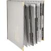 image:imageCR Gibson Gray Leatherette Lined Recipe Notebook 11 x 12