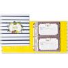 image:imageCR Gibson Lemon Drop Striped Recipe Binder 9 x 95 20 pgs