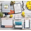 image:imageCR Gibson Lemon Drop Striped Recipe Binder 9 x 95 20 pgs