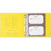 image:imageCR Gibson Lemon Drop Striped Recipe Binder 9 x 95 20 pgs