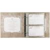 image:imageCR Gibson Recipe Binders  3Ring Binder for Recipes Tabbed Dividers Pocket Page Inserts and Recipe Cards 9 x 94 Perfect SettingPerfect Setting