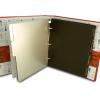 image:imageCR Gibson Red Leather Kitchen Recipe Keeper Binder 9 x 95Red