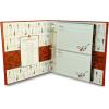 image:imageCR Gibson Red Leather Kitchen Recipe Keeper Binder 9 x 95Red