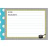image:imageCR Gibson Baby Blue and White Polka Dot Blank Recipe Cards 40pc 4 W x 6 L