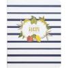image:imageCR Gibson Black and White Striped Spiral Recipe Journal 100 Pages 725 x 9 QMR18688Blue  White