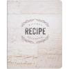 image:imageCR Gibson Black and White Striped Spiral Recipe Journal 100 Pages 725 x 9 QMR18688Rustic