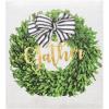 image:imageCR Gibson Checkered Wreath 3Ring Recipe Binder with Blank Recipe Cards 9 W x 95 H x 175 D 41pcs