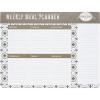 image:imageCR Gibson Rustic Brown Weekly Meal Planner and Grocery List Notepad 50 Pages 11 x 85 QMP18687