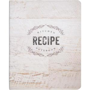 image:imageCR Gibson Black and White Striped Spiral Recipe Journal 100 Pages 725 x 9 QMR18688Rustic