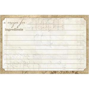 image:imageCR Gibson Rustic Blank Recipe Cards 40pc 4 W x 6 LPerfect Setting