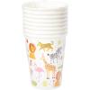 image:imageParty Animal Paper CupsStrawsToppers 8 Count TWCST25362Paper Cups