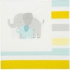 image:imageCR Gibson Mom and Baby Elephant Dessert and Luncheon Napkins 40pc 65 W x 65 L