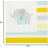 image:imageCR Gibson Mom and Baby Elephant Dessert and Luncheon Napkins 40pc 65 W x 65 L