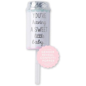 image:imageXampO Paper Goods Baby Girl Gender Reveal Confetti Popper 7 x 2 x 7Pink