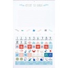 image:imageCR Gibson Little Darling Baby Milestone Calendar  Babys First Year Memory Keepsake CalendarWorld is Your Oyster